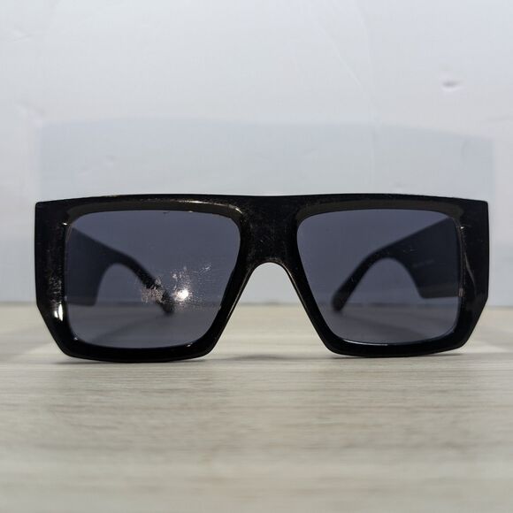Accessories - VIE Black Oversized Square Sunglasses Retro Fashion Frames
